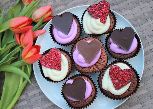 Valentine's cupcakes! - Cocoa Libre