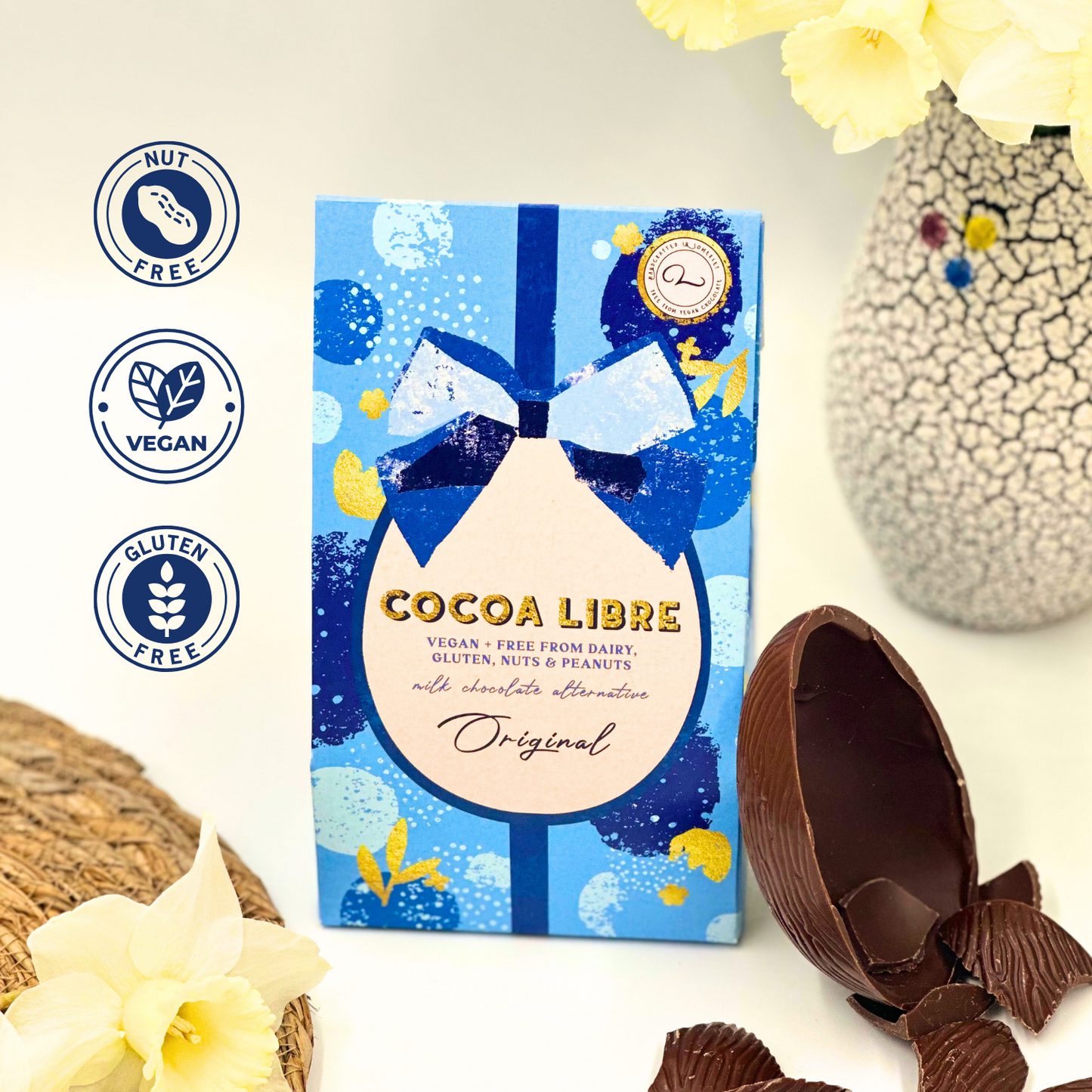 Original Chocolate Easter Egg |Dairy Free| Vegan | Nut Free | Gluten Free | 125g