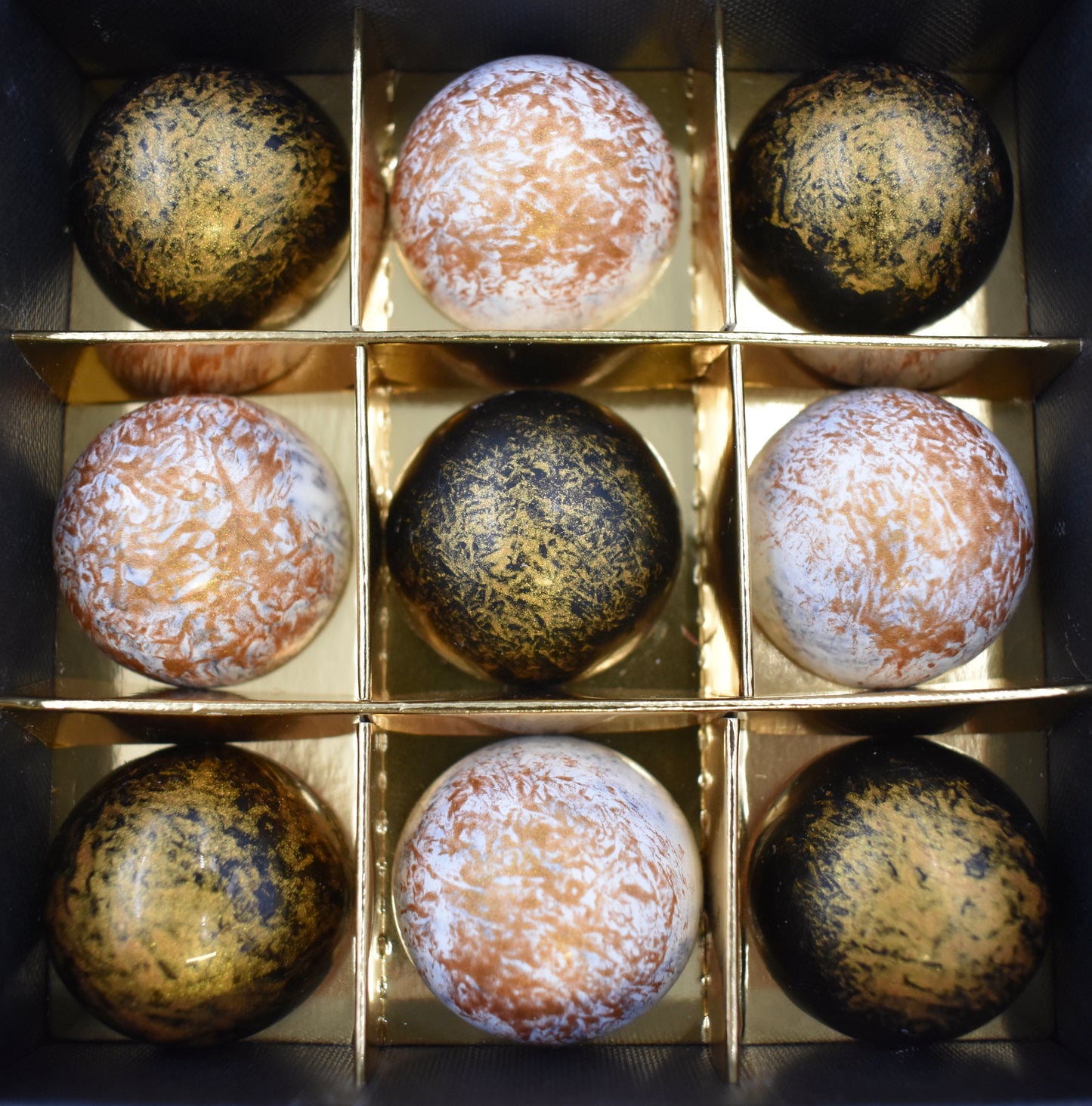Dark & Original Salted Caramels | Box of 9 | Vegan, Gluten Free, Nut-Free, Dairy Free