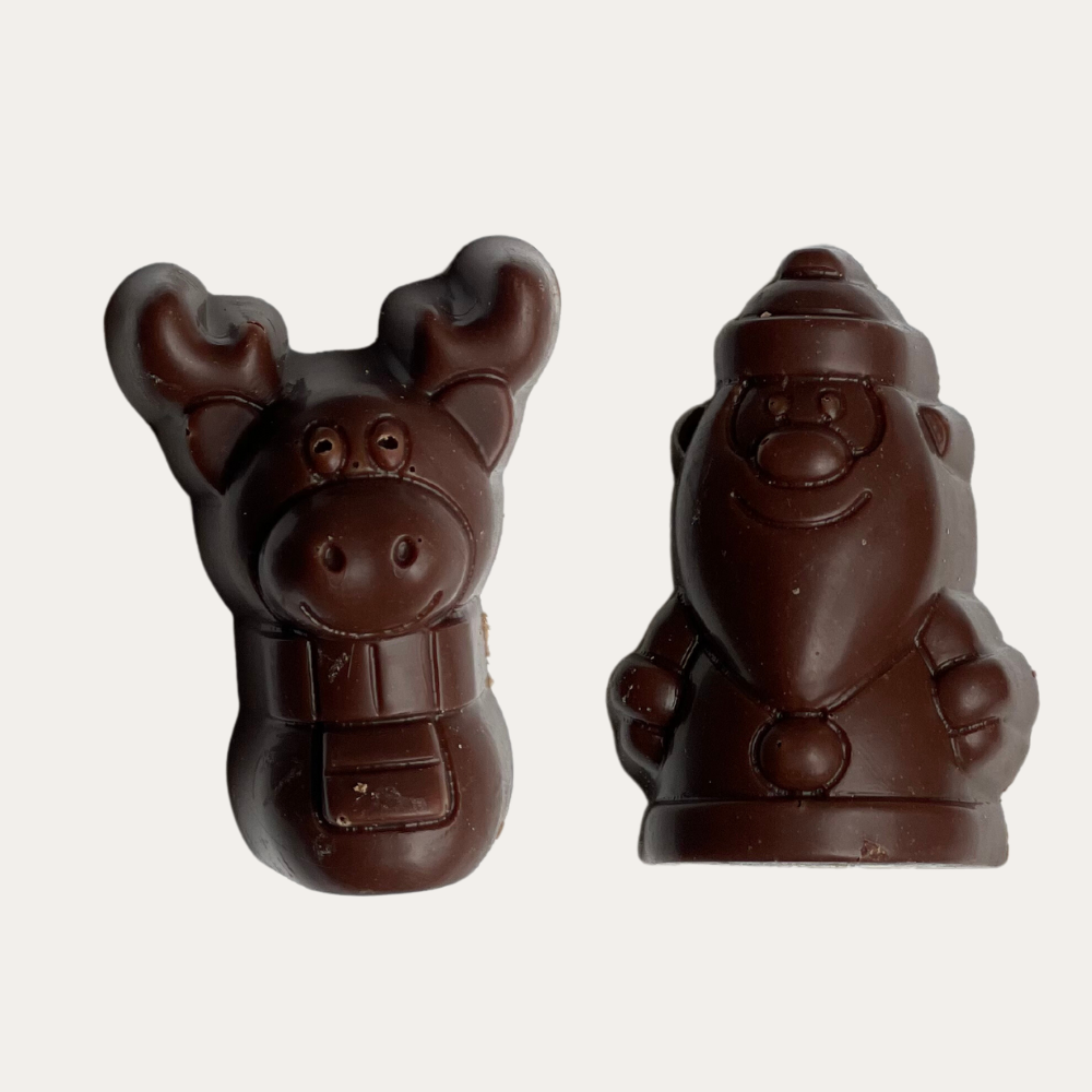 Orange Rice Milk Santas and Reindeers | 120g Dairy Free Vegan