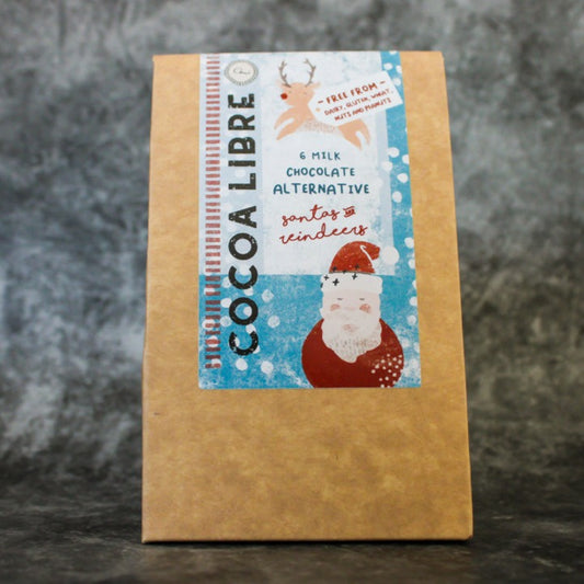 Latte di riso Babbo Natale e Renne 60 g | Senza latticini | Senza frutta a guscio | Senza glutine | Vegano