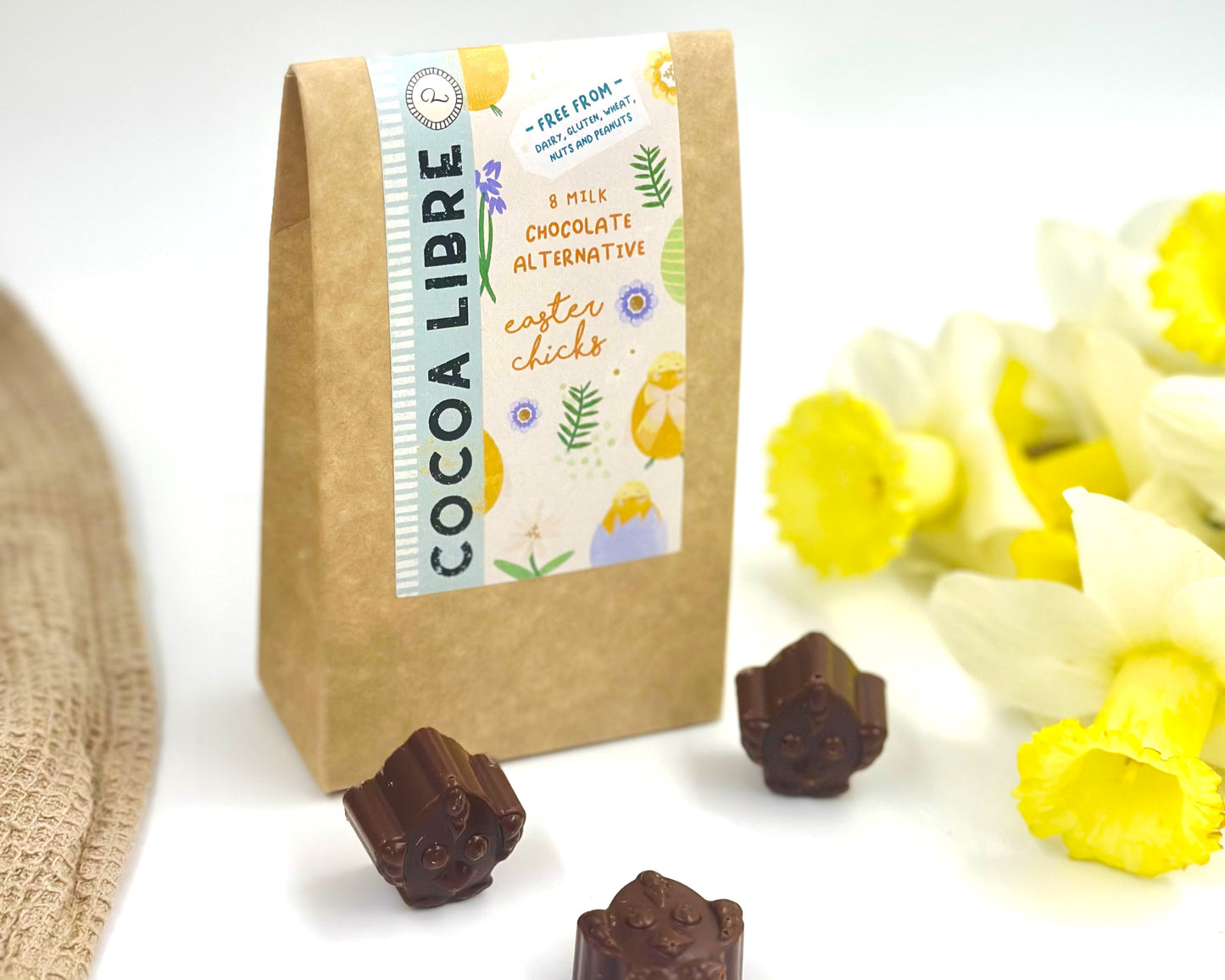 Pulcini al latte di riso | 80 g | Senza latticini | Senza glutine | Senza frutta a guscio | Vegano