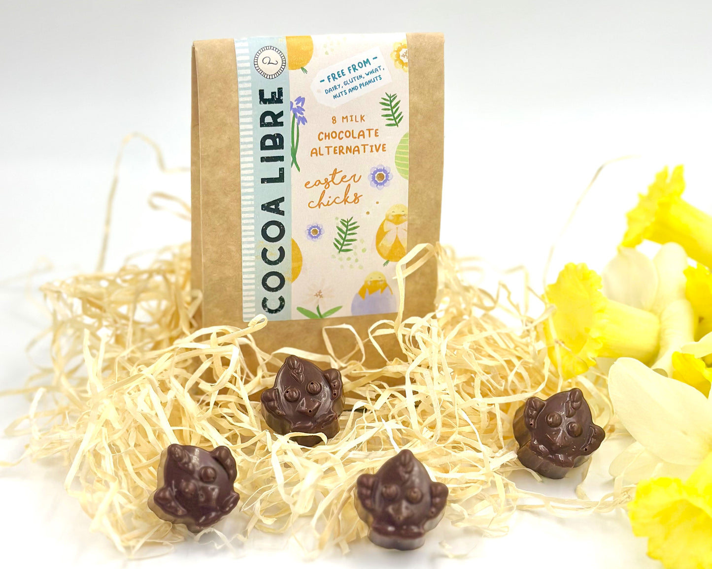 Pulcini al latte di riso | 80 g | Senza latticini | Senza glutine | Senza frutta a guscio | Vegano