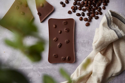 Cappuccino Crunch Rice Milk Chocolate Coffee Slab | 100g Dairy Free Vegan - Cocoa Libre