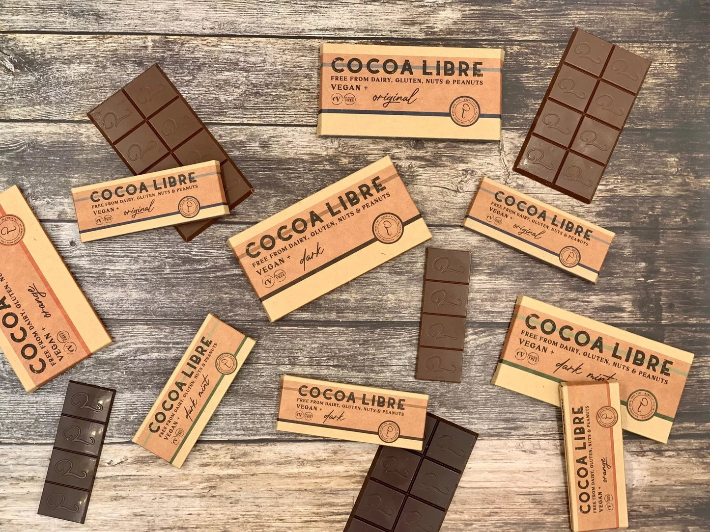 Dark Mint Chocolate Bar | 85g Dairy Free Vegan - Cocoa Libre
