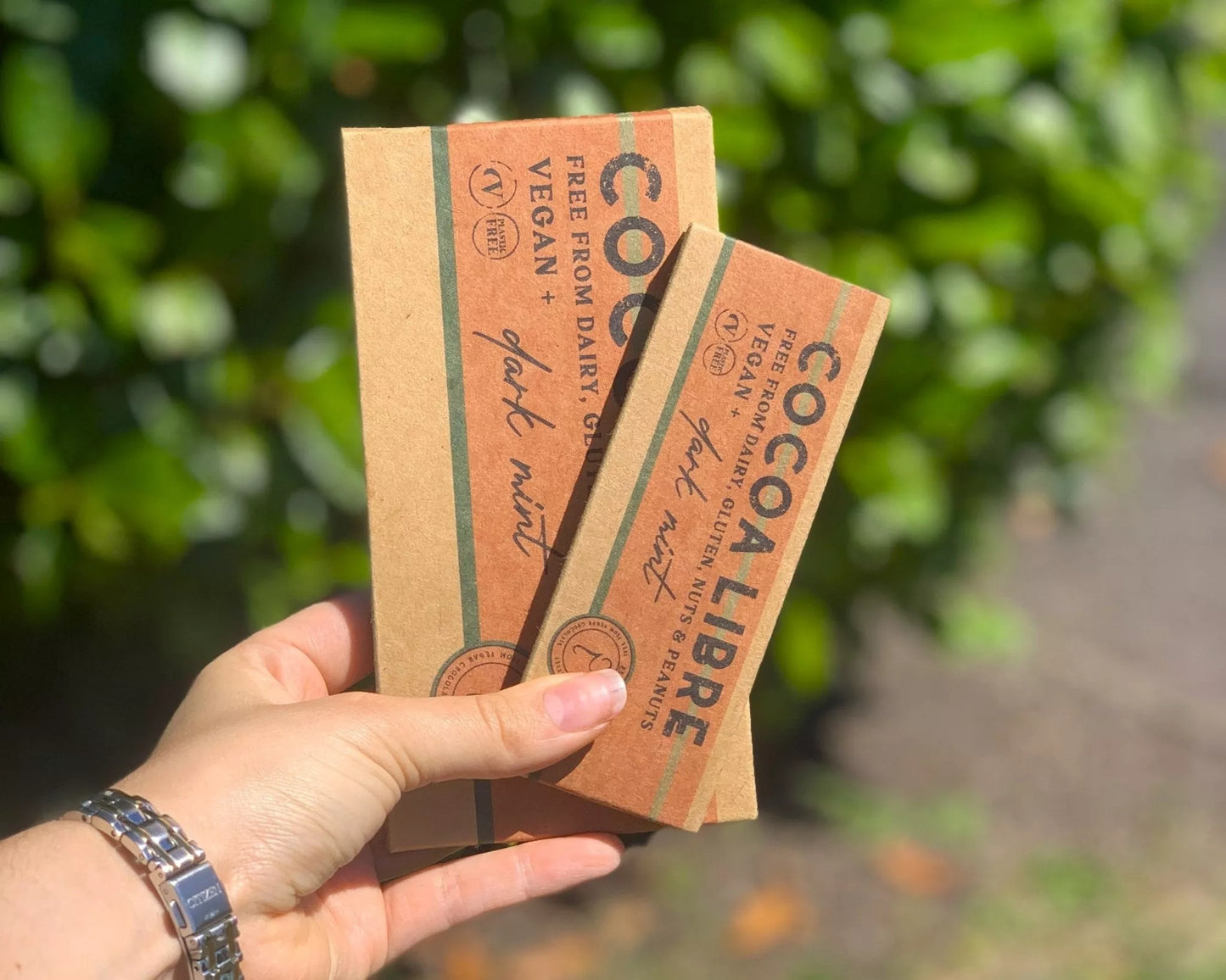 Mini Dark Mint Chocolate Bar | 35g Dairy Free Vegan - Cocoa Libre