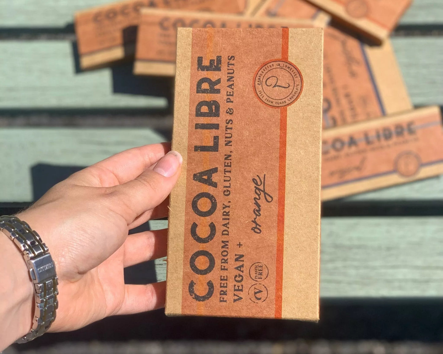 Orange Rice Milk Chocolate Bar | 85g Dairy Free Vegan - Cocoa Libre