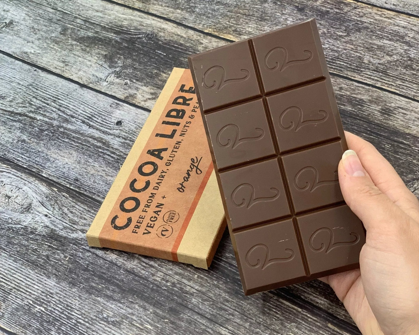 Orange Rice Milk Chocolate Bar | 85g Dairy Free Vegan - Cocoa Libre