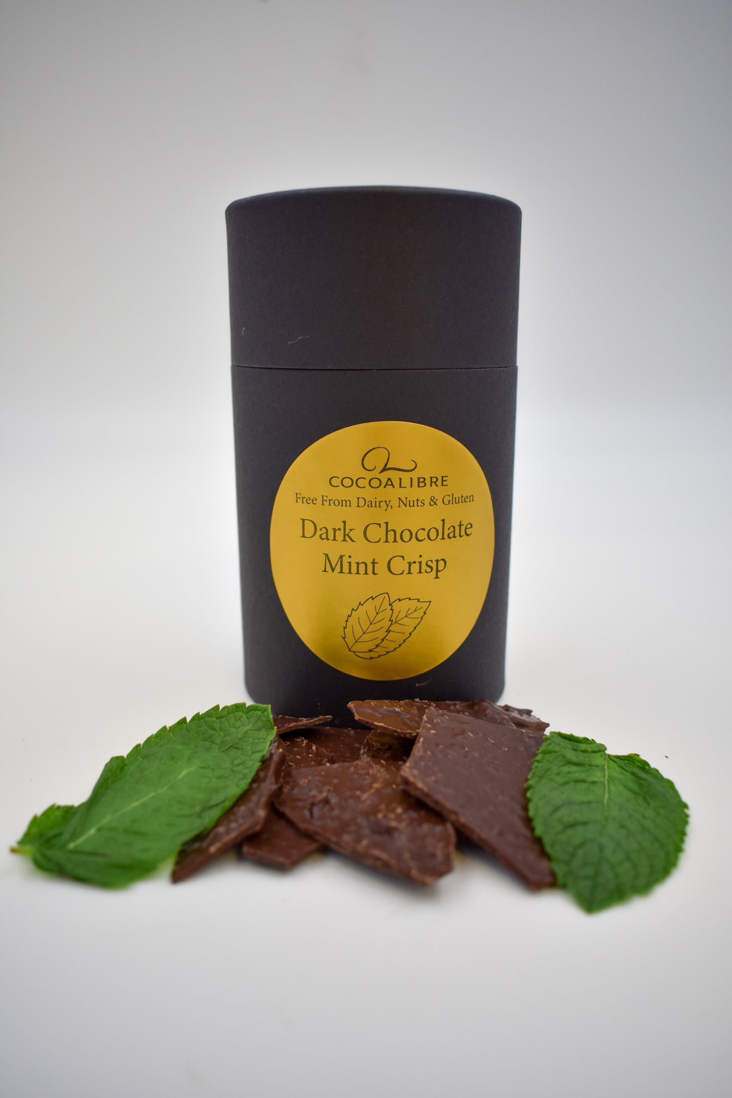 Dark Chocolate Mint Crisp | 120g | Dairy Free | Vegan | Nut Free | Gluten Free |