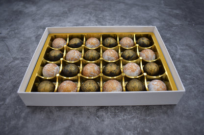 Dark & Original Salted Caramels Box | Box of 24 | Vegan, Gluten-Free, Nut-Free, Dairy-Free