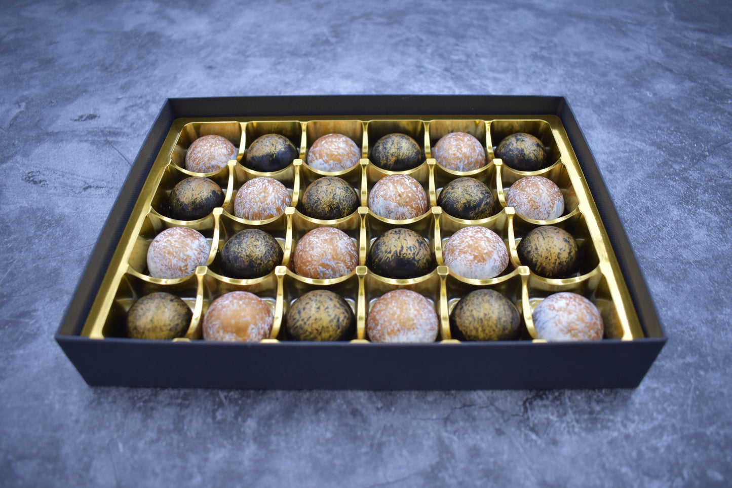 Dark & Original Salted Caramels Box | Box of 24 | Vegan, Gluten-Free, Nut-Free, Dairy-Free