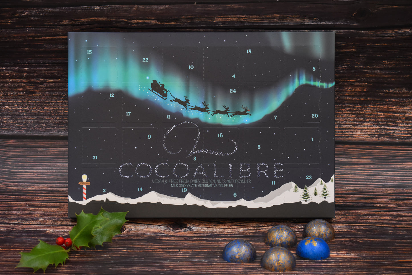 Premium Soft Centred Advent Calendar 300g | Dairy Free | Nut Free | Gluten Free | Vegan