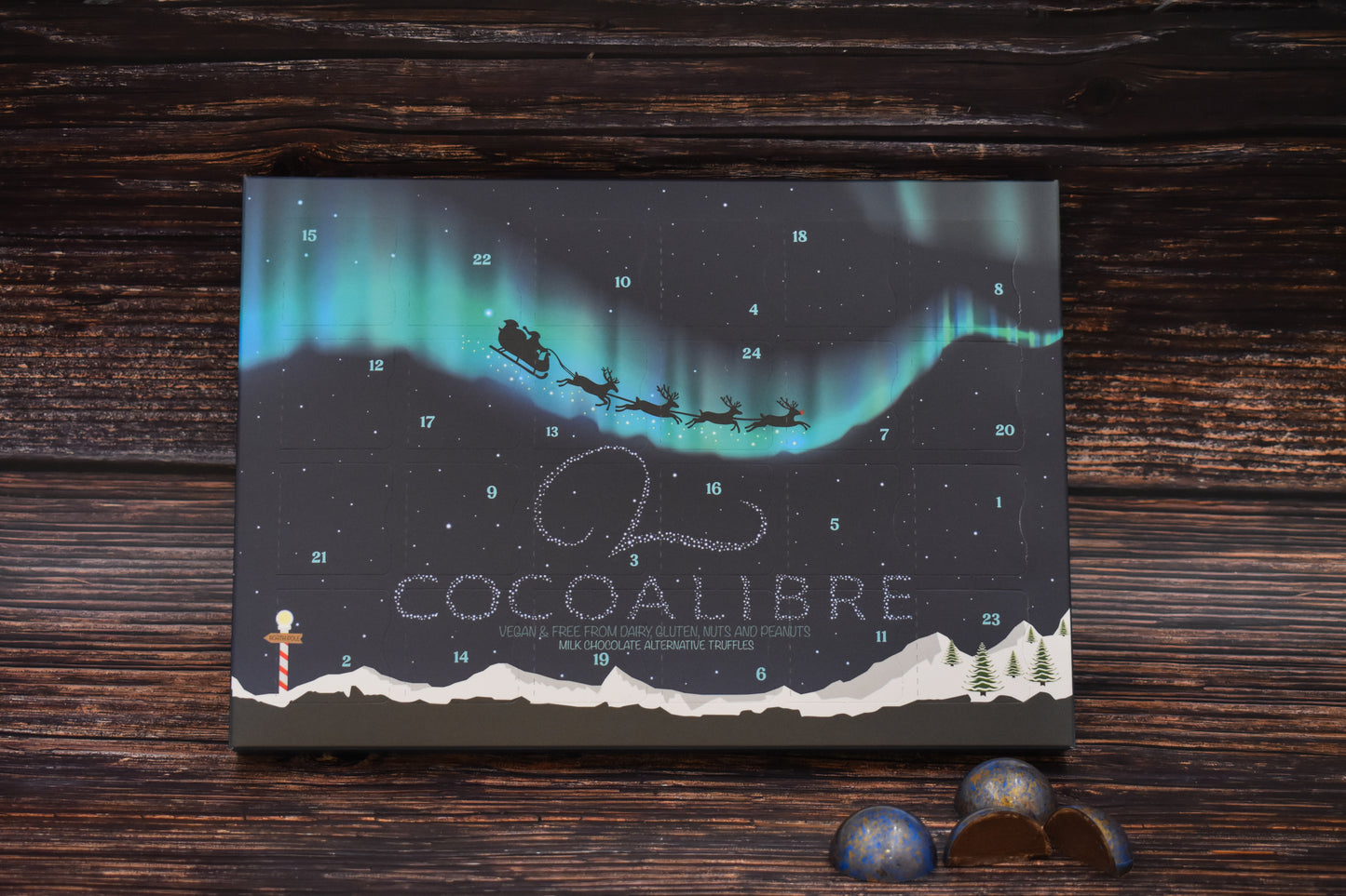 Premium Soft Centred Advent Calendar 300g | Dairy Free | Nut Free | Gluten Free | Vegan