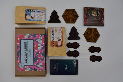 Christmas Chocolate Gift Box - Dairy-Free |  Gluten-Free | Nut-Free | Vegan