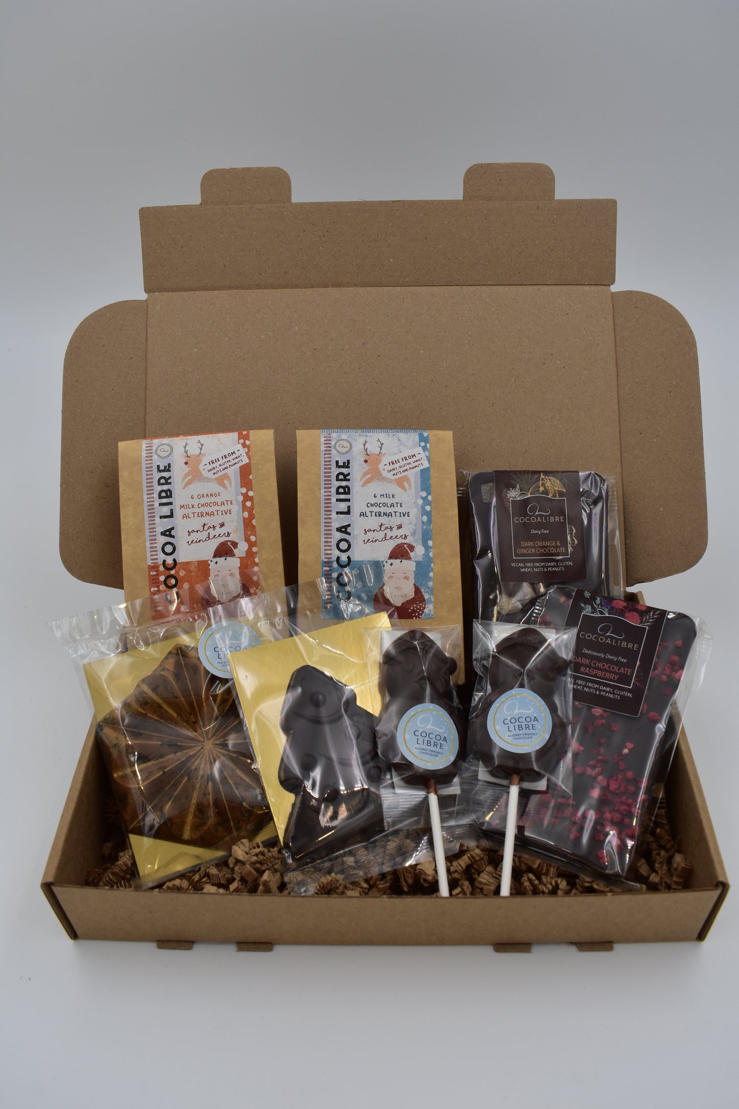 Christmas Chocolate Gift Box - Dairy-Free |  Gluten-Free | Nut-Free | Vegan