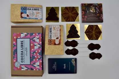 Christmas Chocolate Gift Box - Dairy-Free |  Gluten-Free | Nut-Free | Vegan