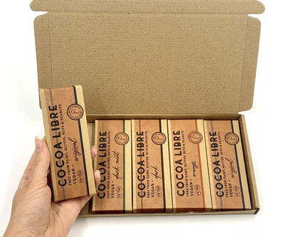 Five Mini Chocolate Bars Selection Box | 175g Dairy Free Vegan - Cocoa Libre