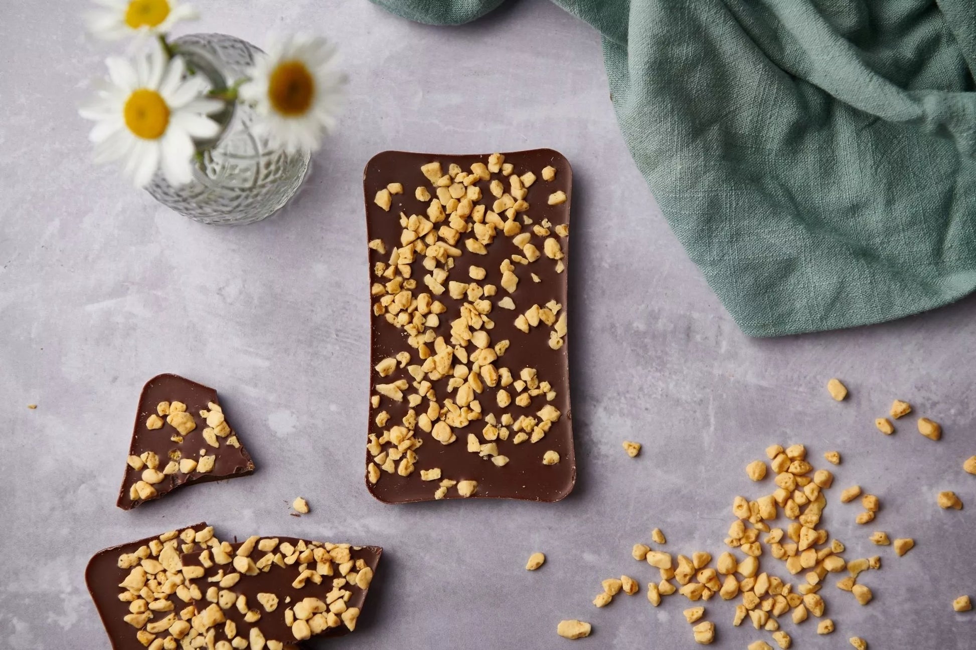 Honeycomb Rice Milk Chocolate Slab | 100g Dairy Free Vegan - Cocoa Libre